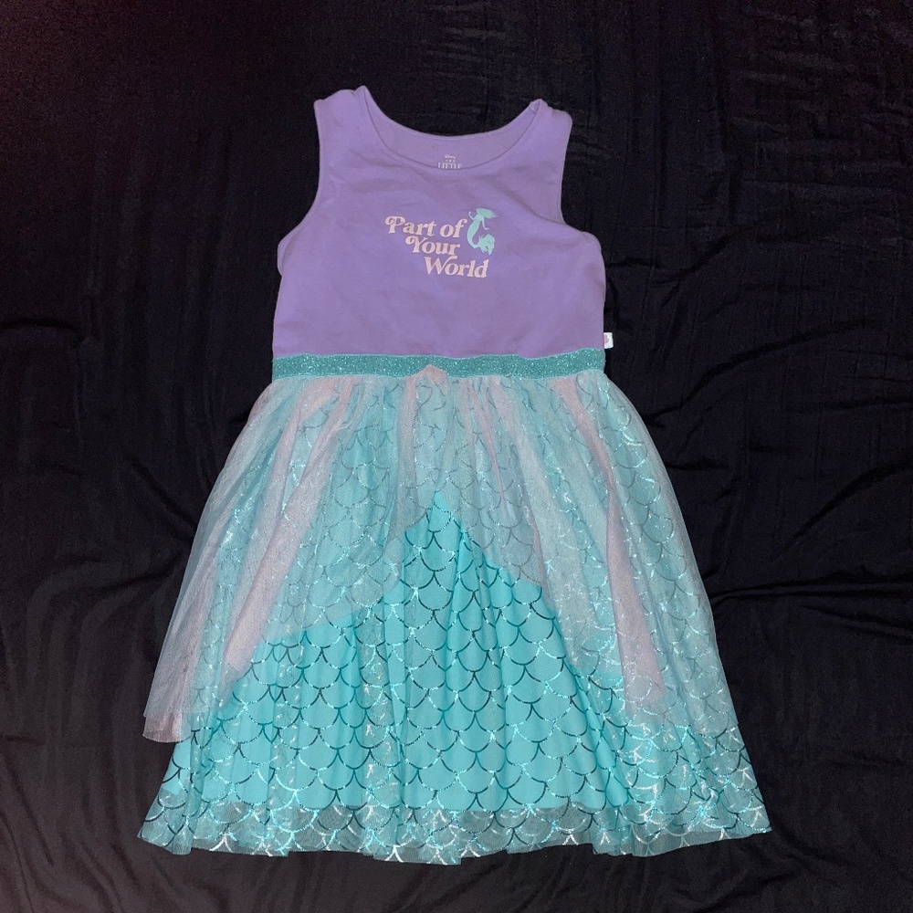 Disney the little Mermaid girls Dress size XL